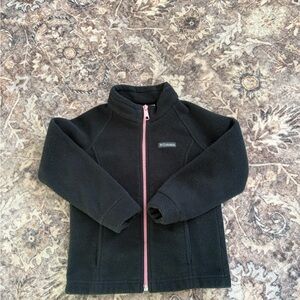 Columbia Black Fleece with Pink Accents